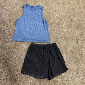 Lululemon Tank Top Shirt & Shorts